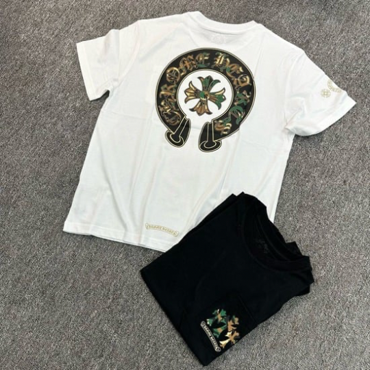送料込み◆CHROME HEARTS◆Horse Shoe Logo Pocket T-Shirt Camo Buy Chrome Hearts Horse Shoe Logo Pocket T-Shirt 'White/Camo