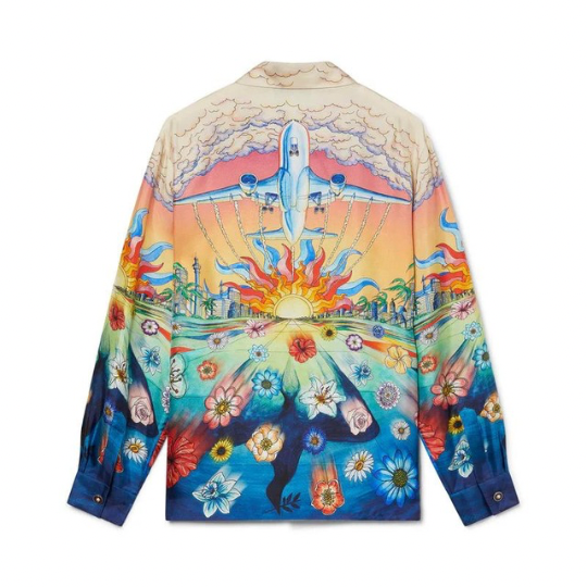 Casablanca - L’envol Silk shirt
