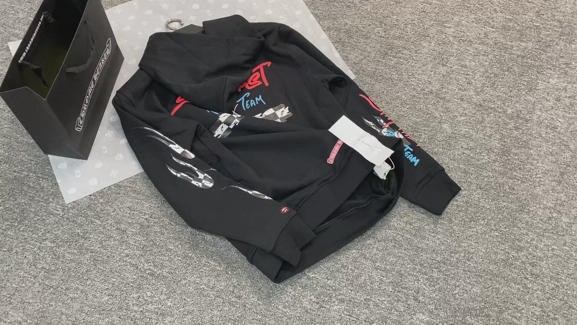 Chrome Hearts Matty Boy Stay Fast Hoodie - Black