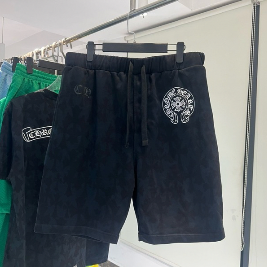 Chrome hearts cemetery cross shorts