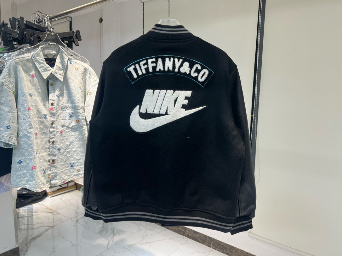 Tiffany &amp; Co x Nike Family Only Dual-Branded Varsity Jacket