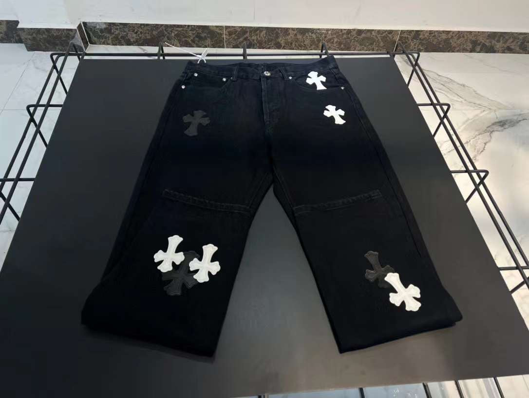 Jean Chrome hearts