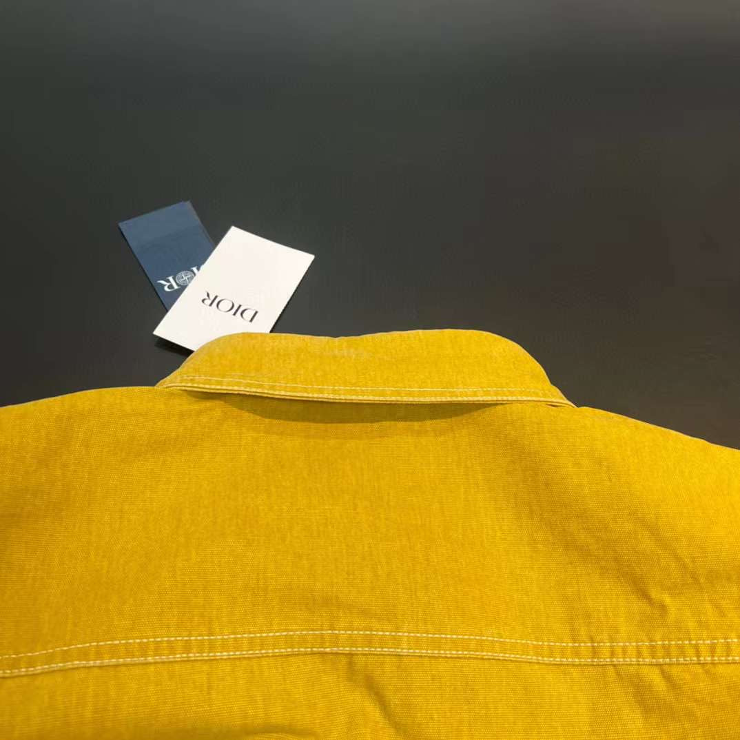 Surchemise jaune - Dior and Stone Island