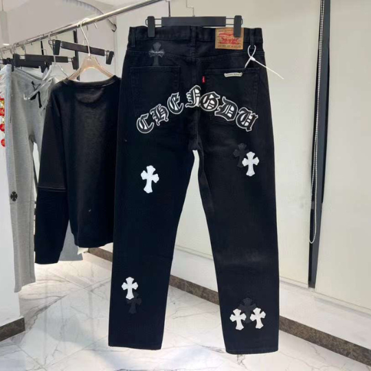 Jean Chrome hearts