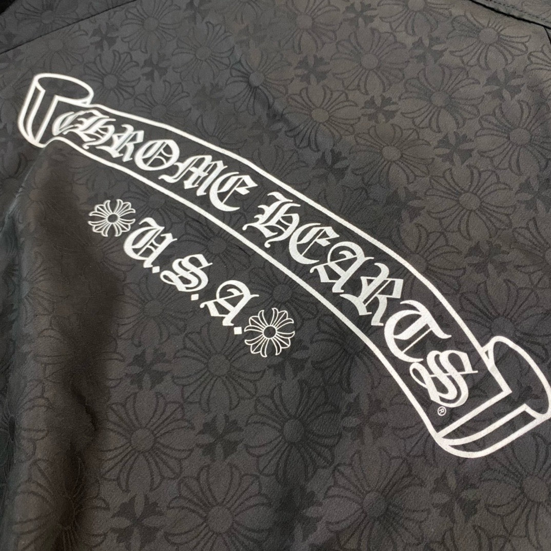 Chrome Hearts dual zip Harrington jacket