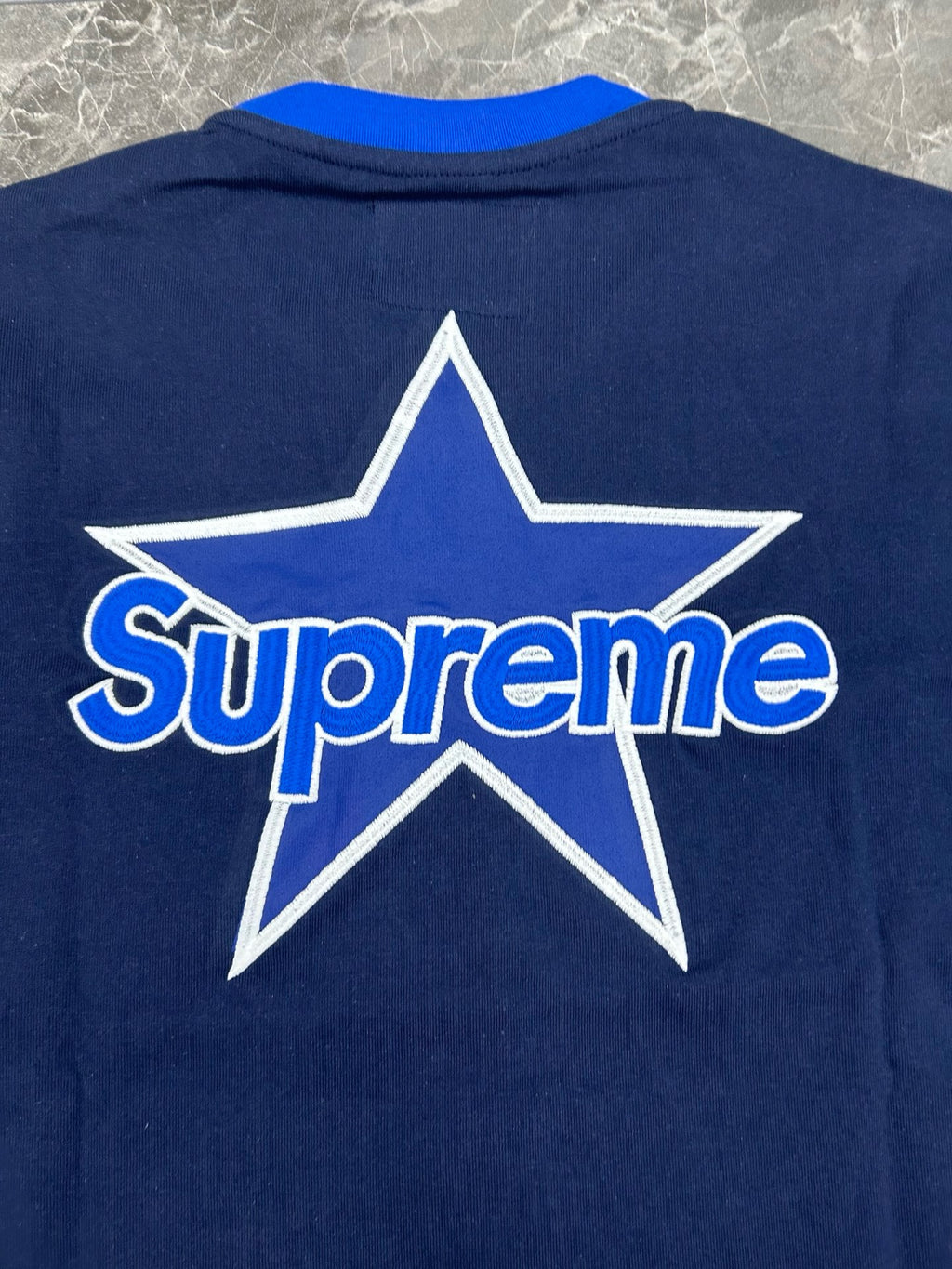Supreme x Vanson Leathers Long-Sleeve Top Pink Blue