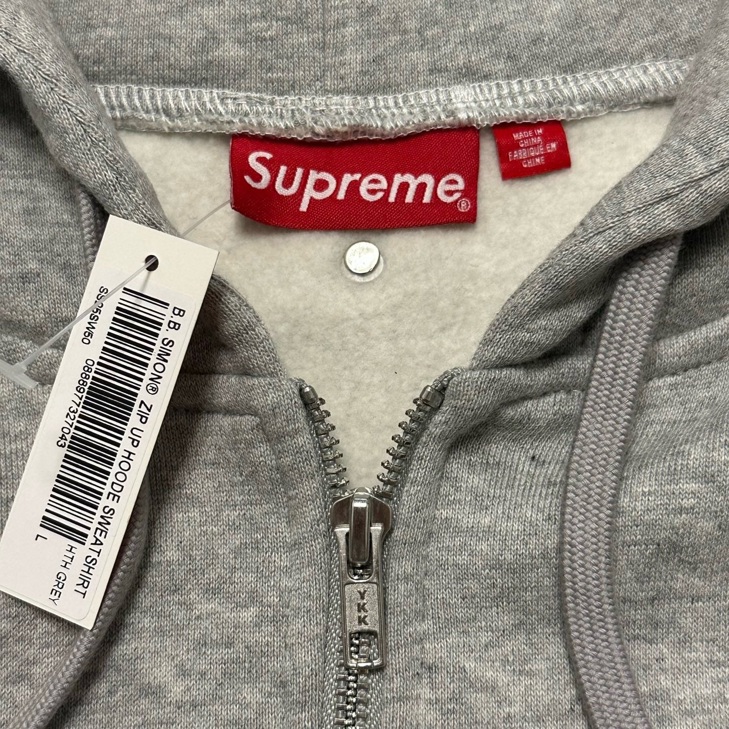 Rhinestone hoodie. SUPREME x B.B. SIMON