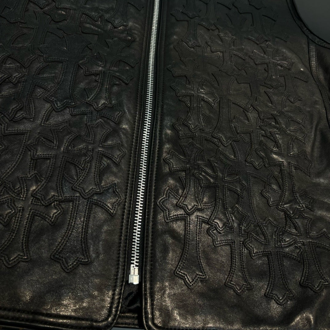 Chrome Hearts Cemetery Vest Leather