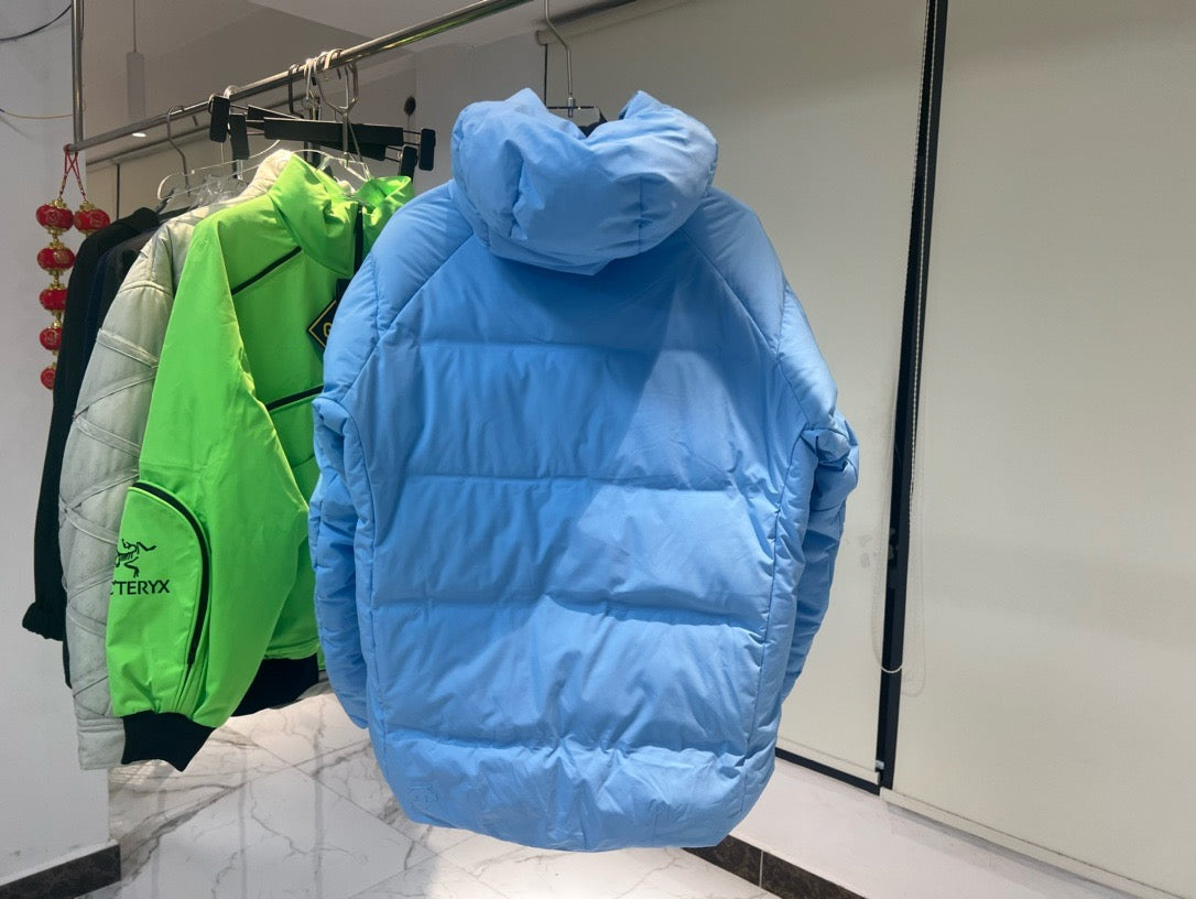 Dior x Descente x Peter Doig Light Blue Puffer Jacket