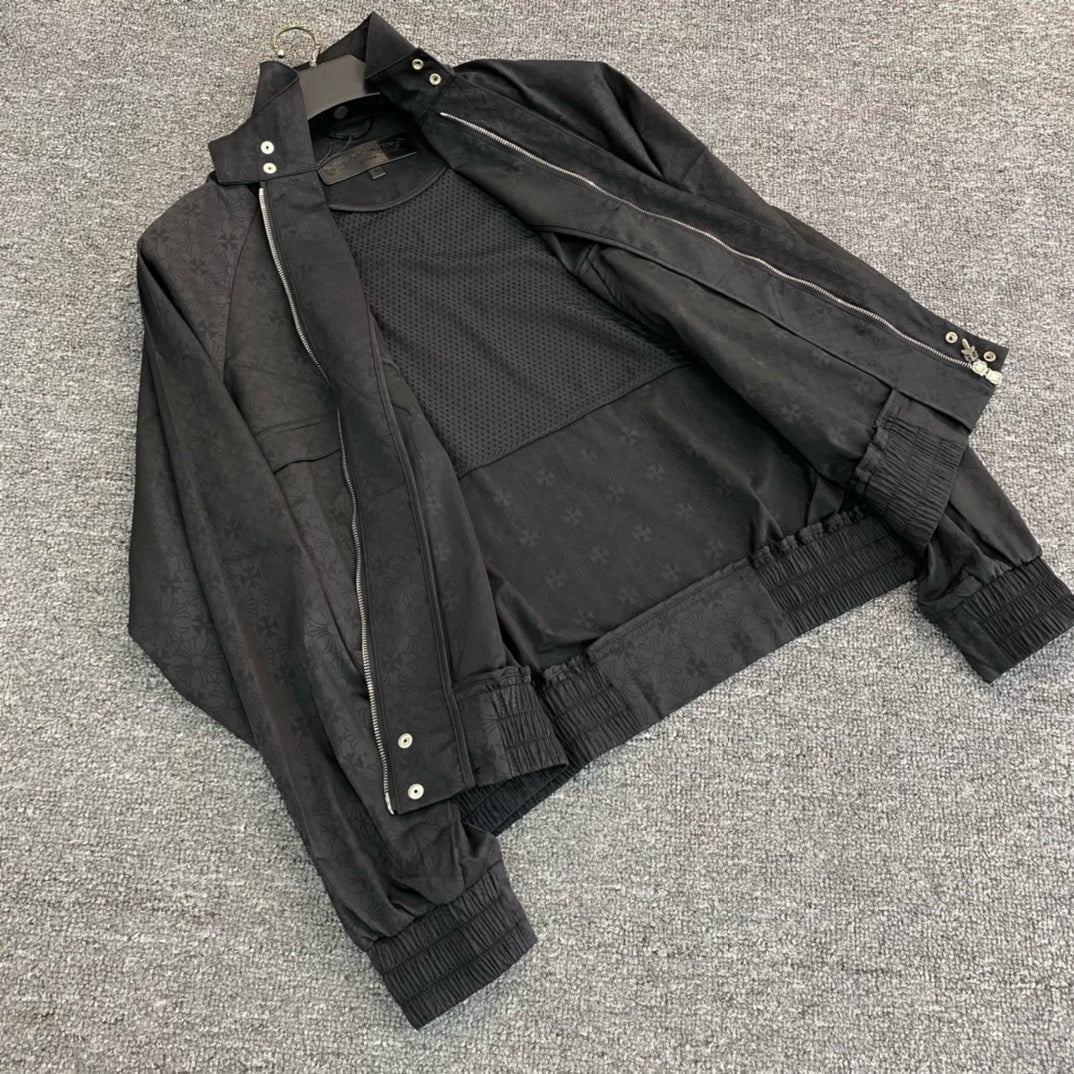 Chrome Hearts dual zip Harrington jacket