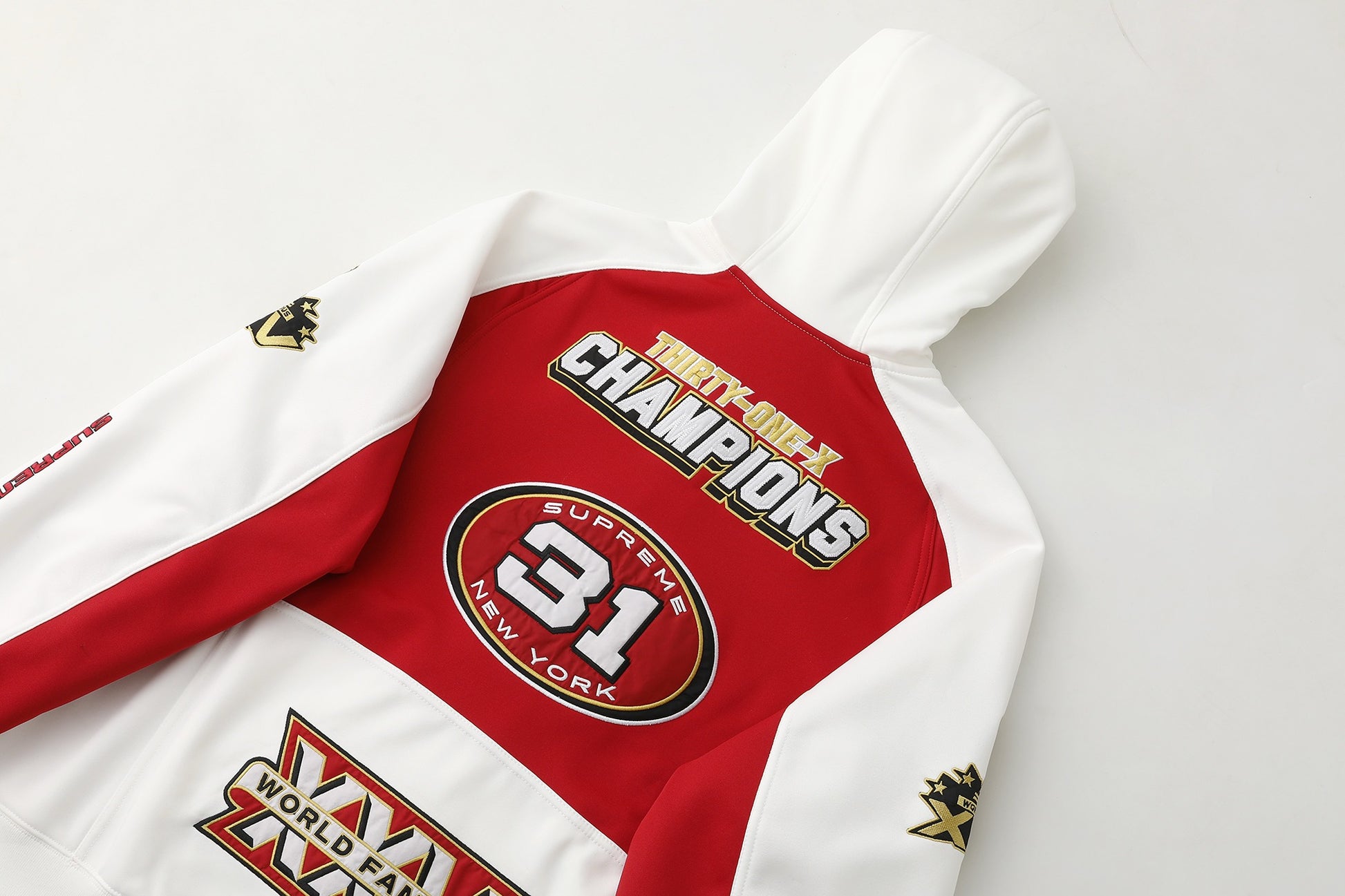 Supreme FW25 Week 16 Football Zip Up Hooded Sweatshirt