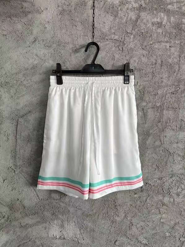 Casablanca -  Tennis Club Icon Silk Shorts