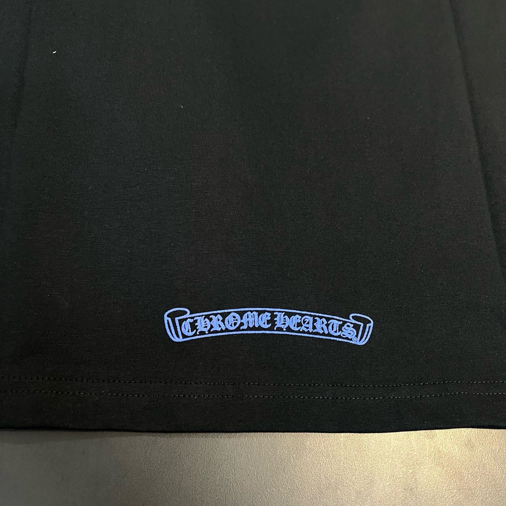 Chrome Hearts Neck Logo Long-Sleeve T-Shirt 'Black