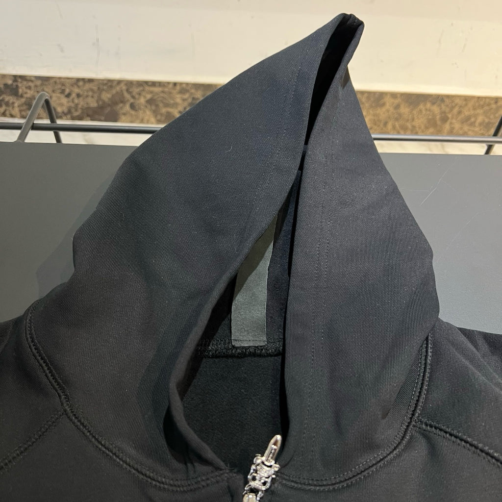 Paper Jam Triple Leather Cross Zip Up Hoodie 'Grey Heather'