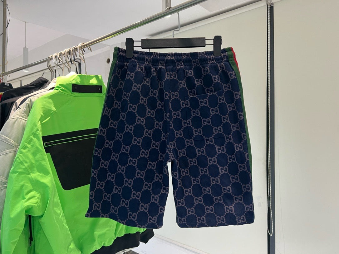 Short - Gucci bleu GG Jacquard coton