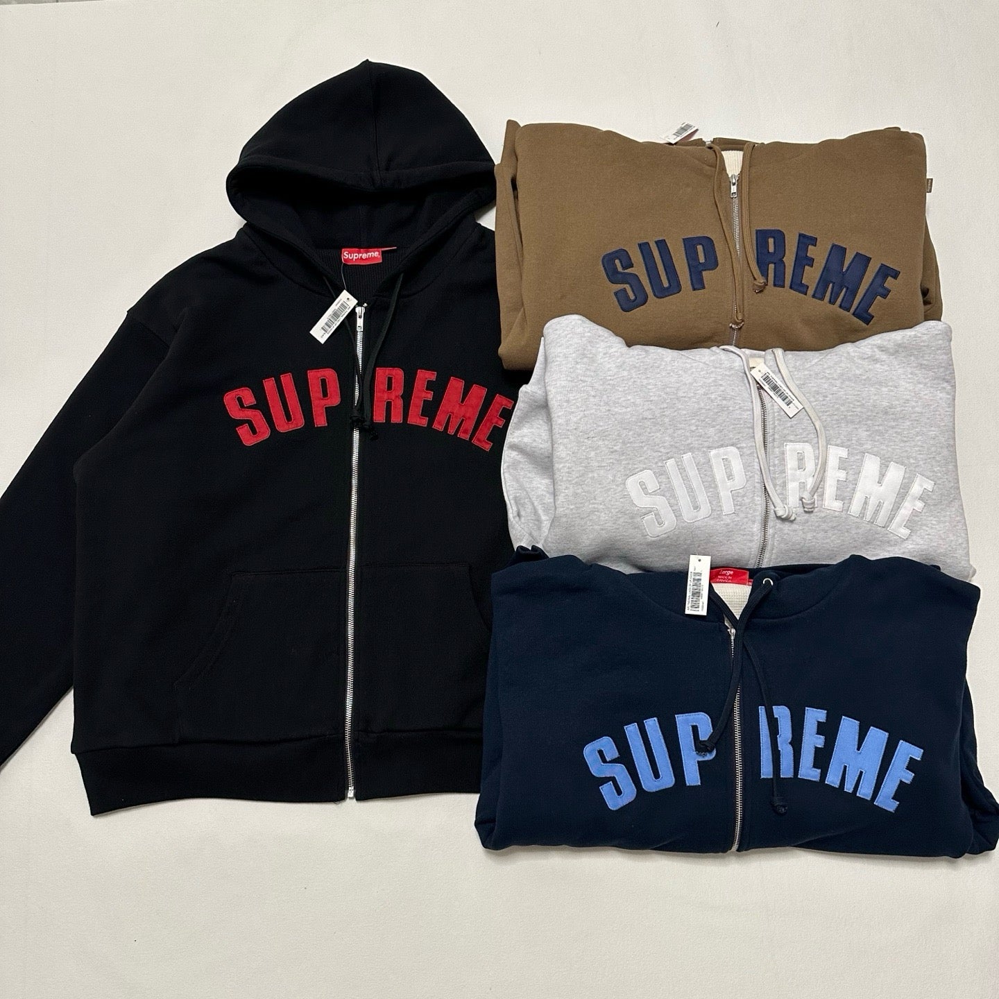 SUPREME FW25 ARC THERMAL LINED ZIP UP HOODED