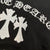 Chrome Hearts Triple Cross Script Logo Half-Zip Sweatshirt - Black