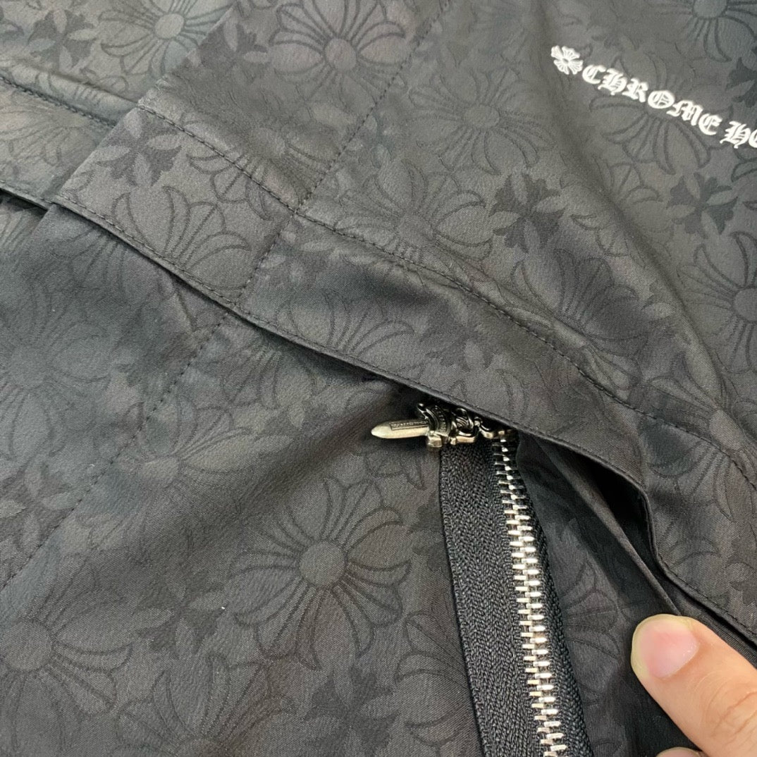 Chrome Hearts dual zip Harrington jacket