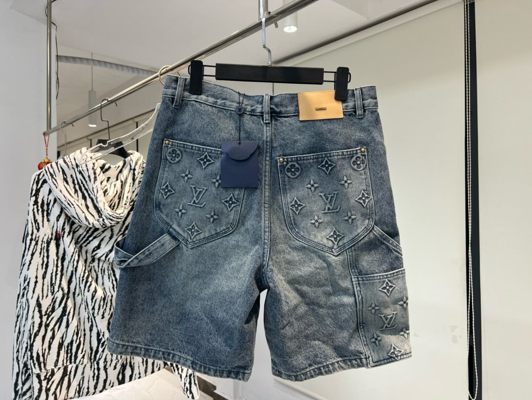 LV - Denim Carpenter Shorts