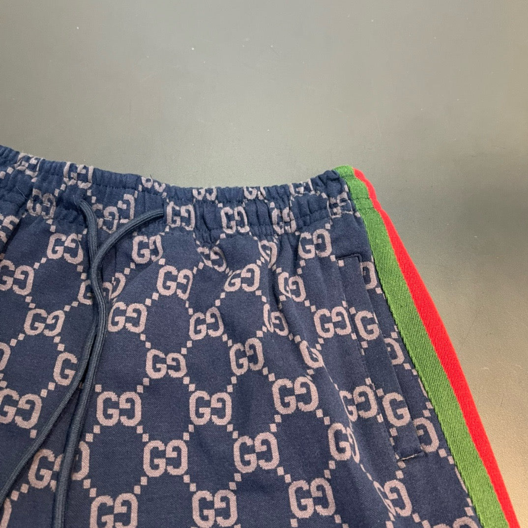 Short - Gucci bleu GG Jacquard coton