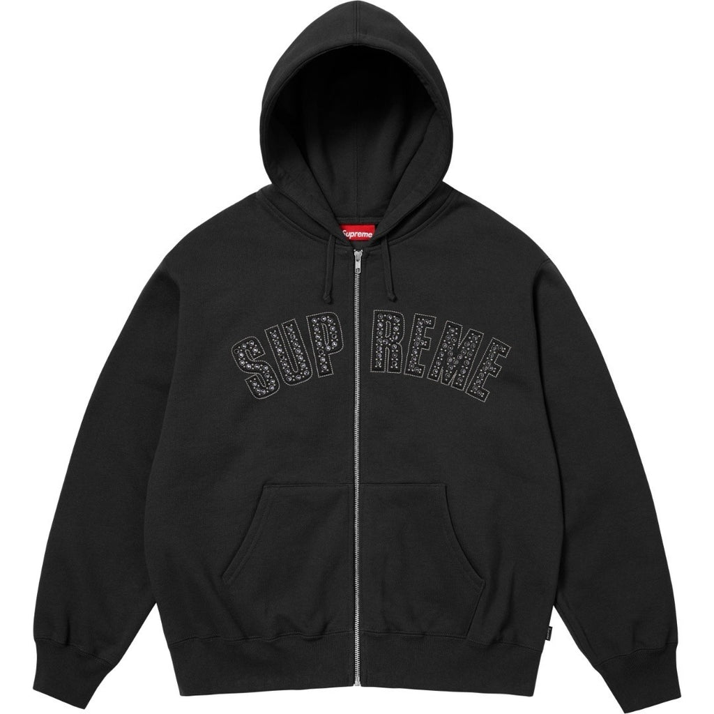 Rhinestone hoodie. SUPREME x B.B. SIMON