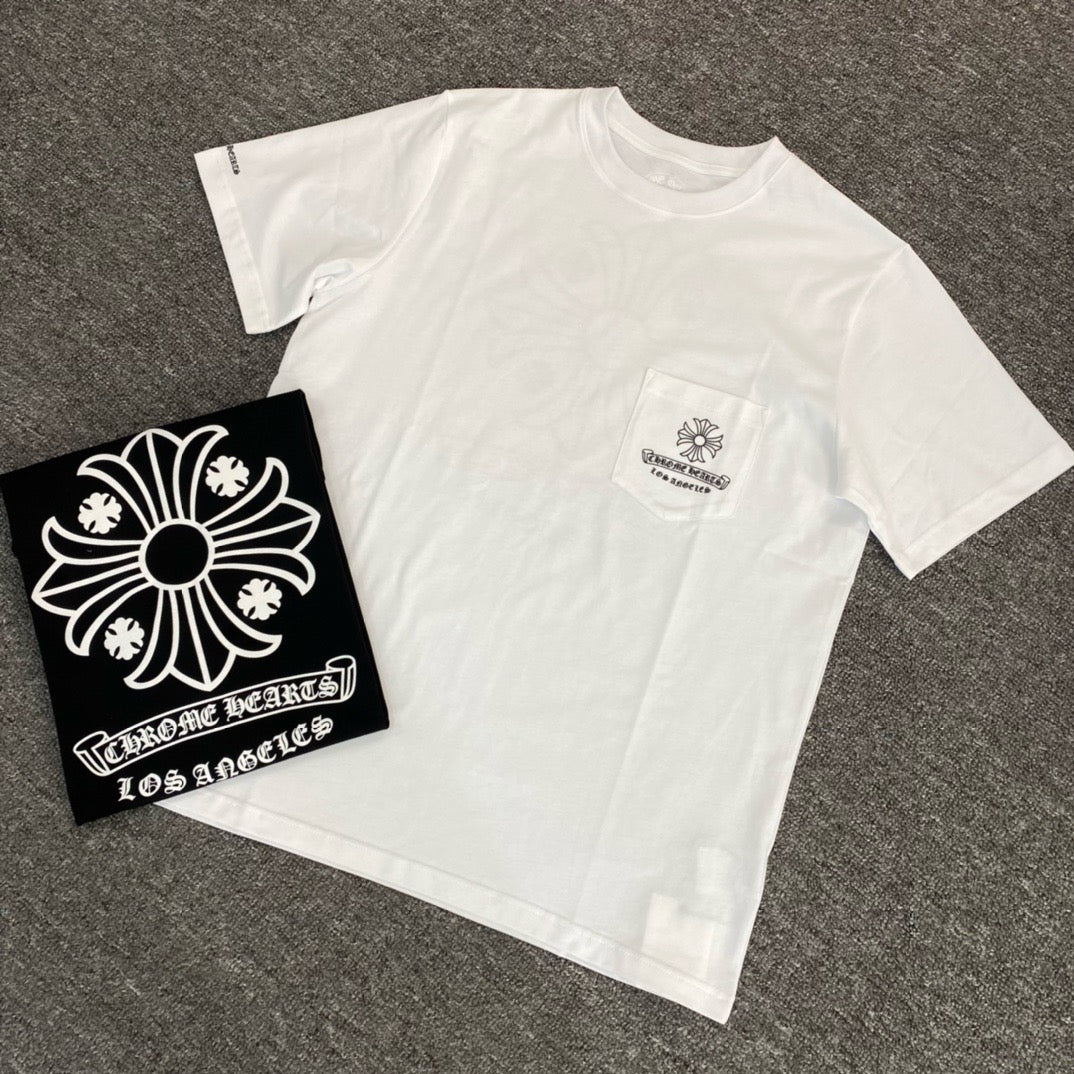 T shirt manche courte Chrome Hearts Tokyo blanc et noir / Noir et blanc