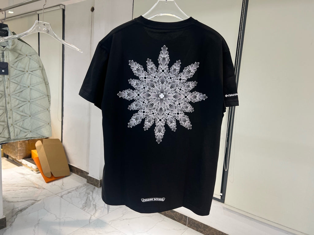 Chrome Hearts 2010s Snowflake Crosses Pocket Tee