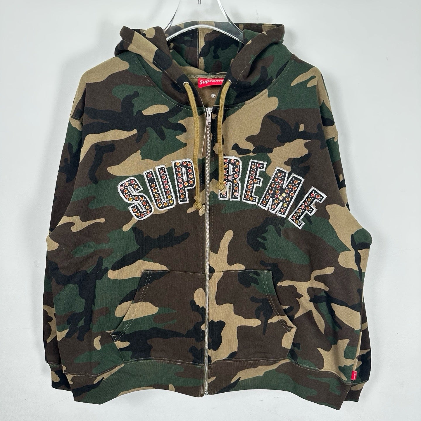 Rhinestone hoodie. SUPREME x B.B. SIMON