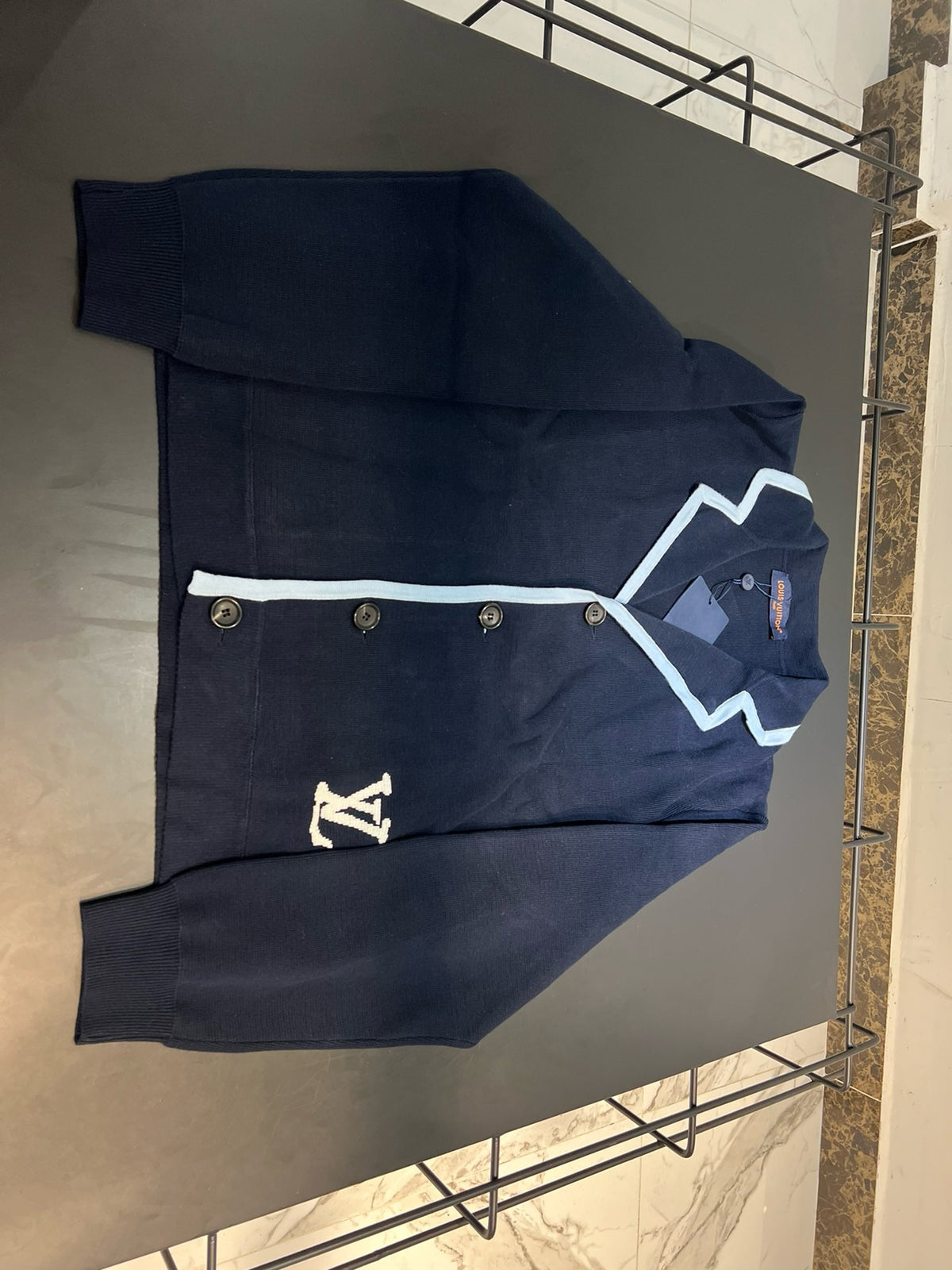 Blouson en laine à signature LV