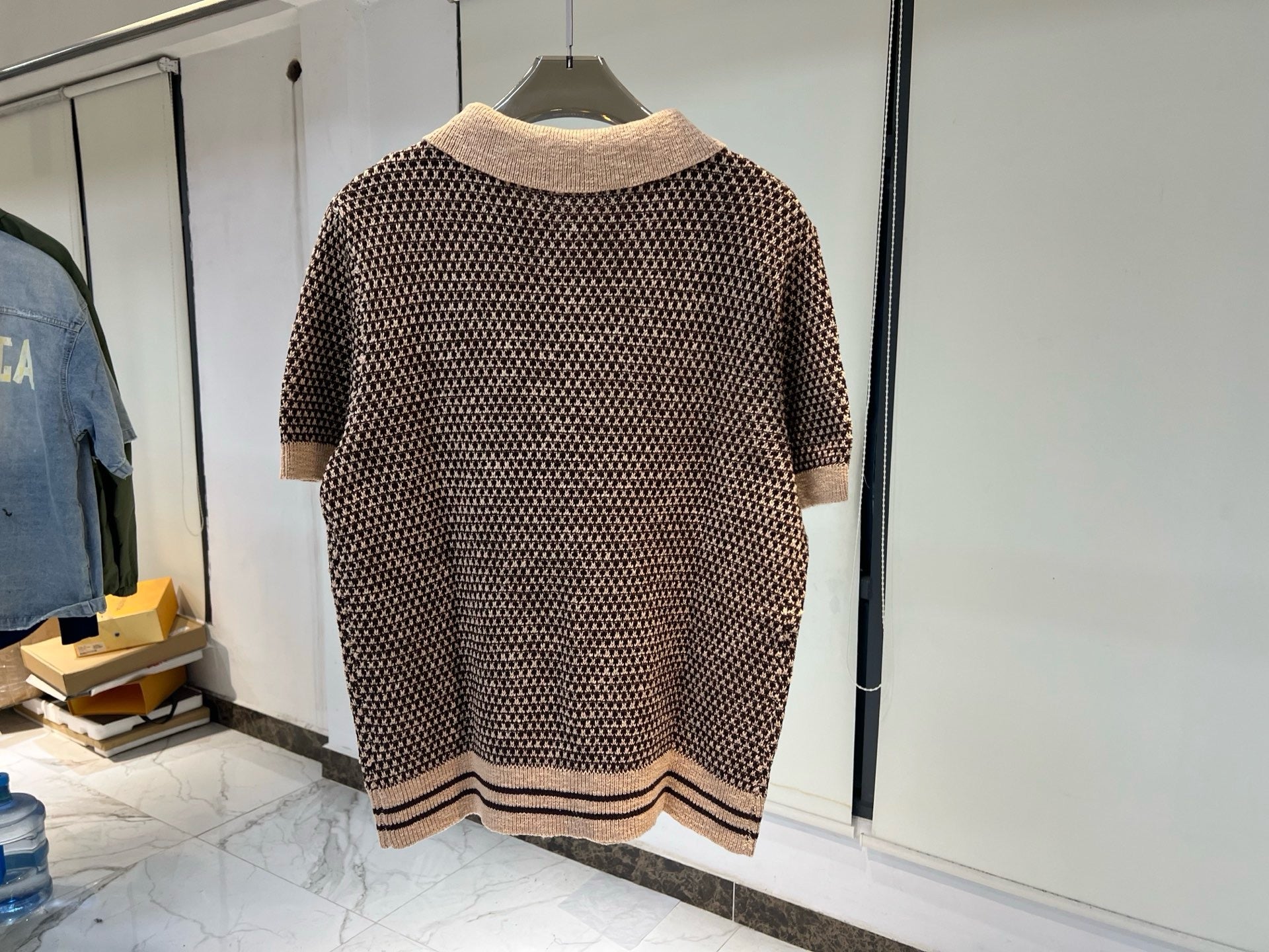 Polo manches courtes en maille