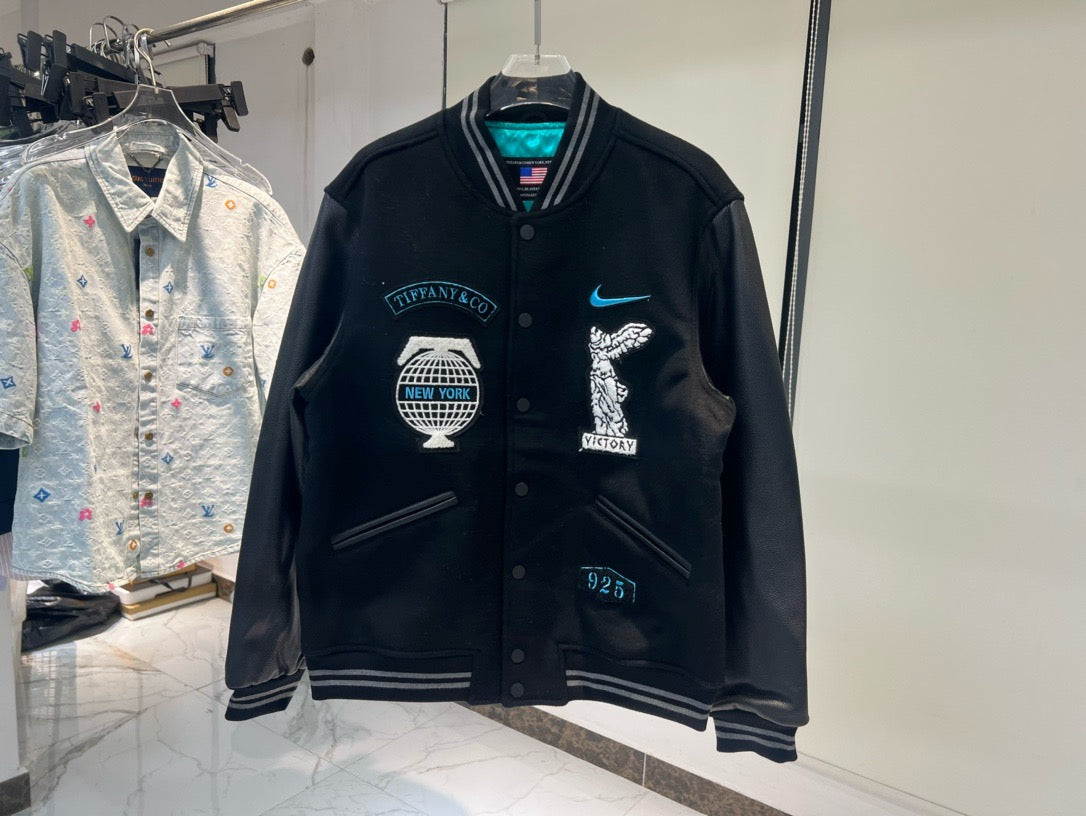 Tiffany &amp; Co x Nike Family Only Dual-Branded Varsity Jacket