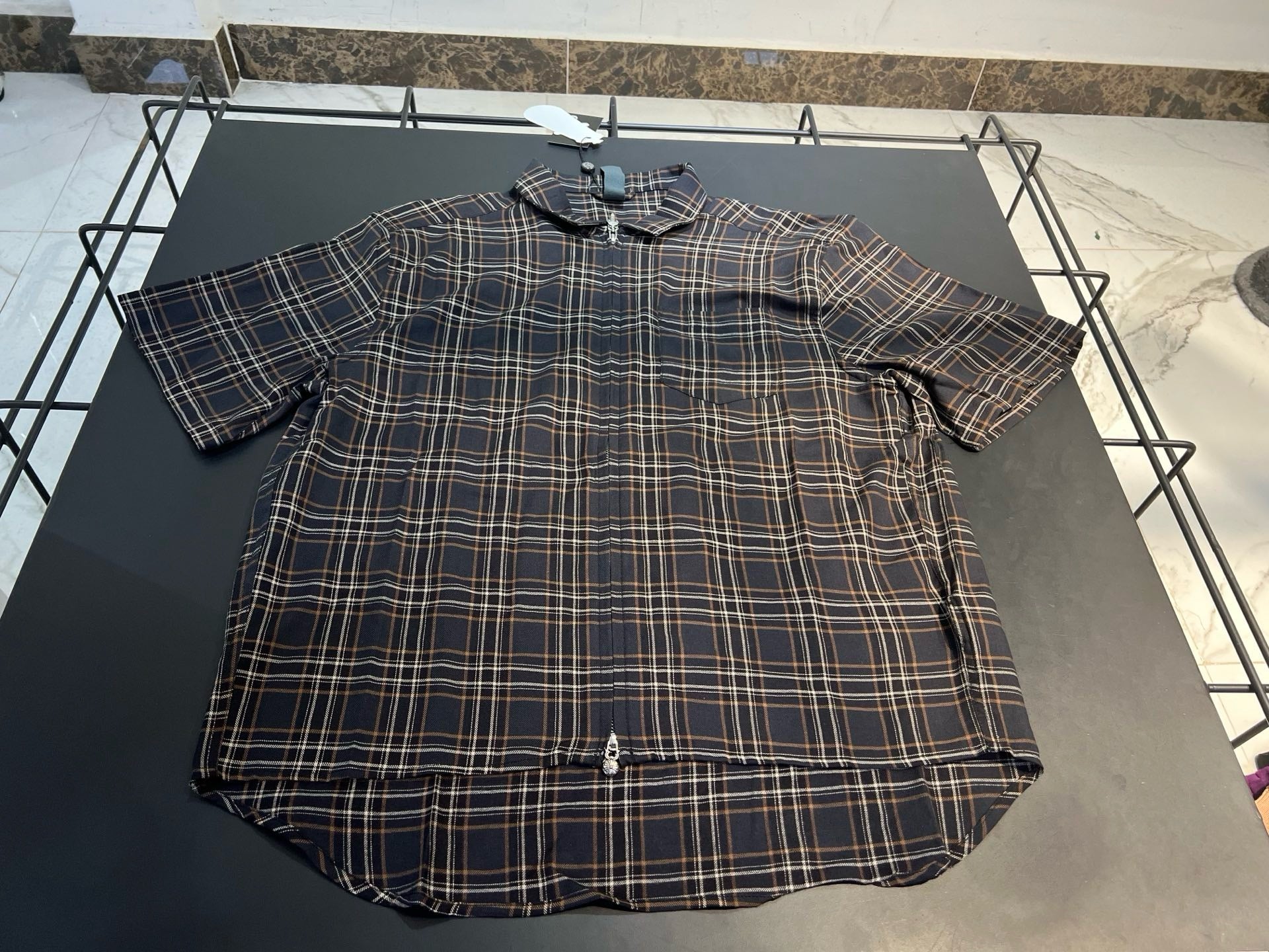 Chemise manche courte chrome hearts