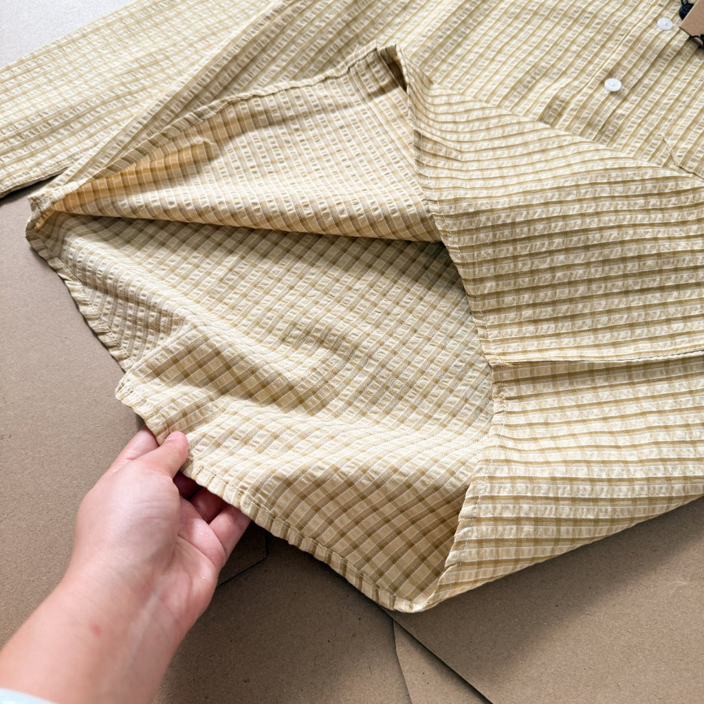Chemise en coton manches longues Stussy
