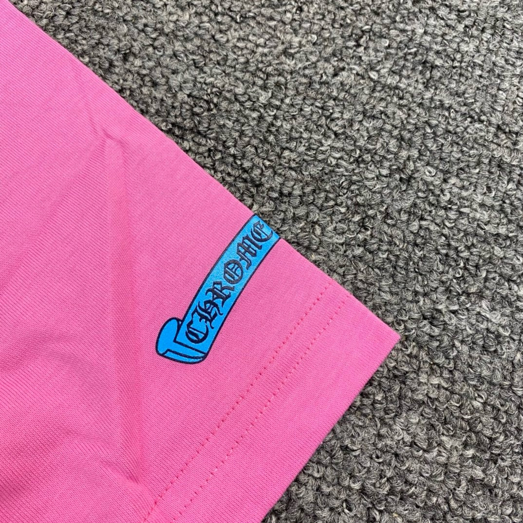 T shirt Chrome hearts Pink / Blue