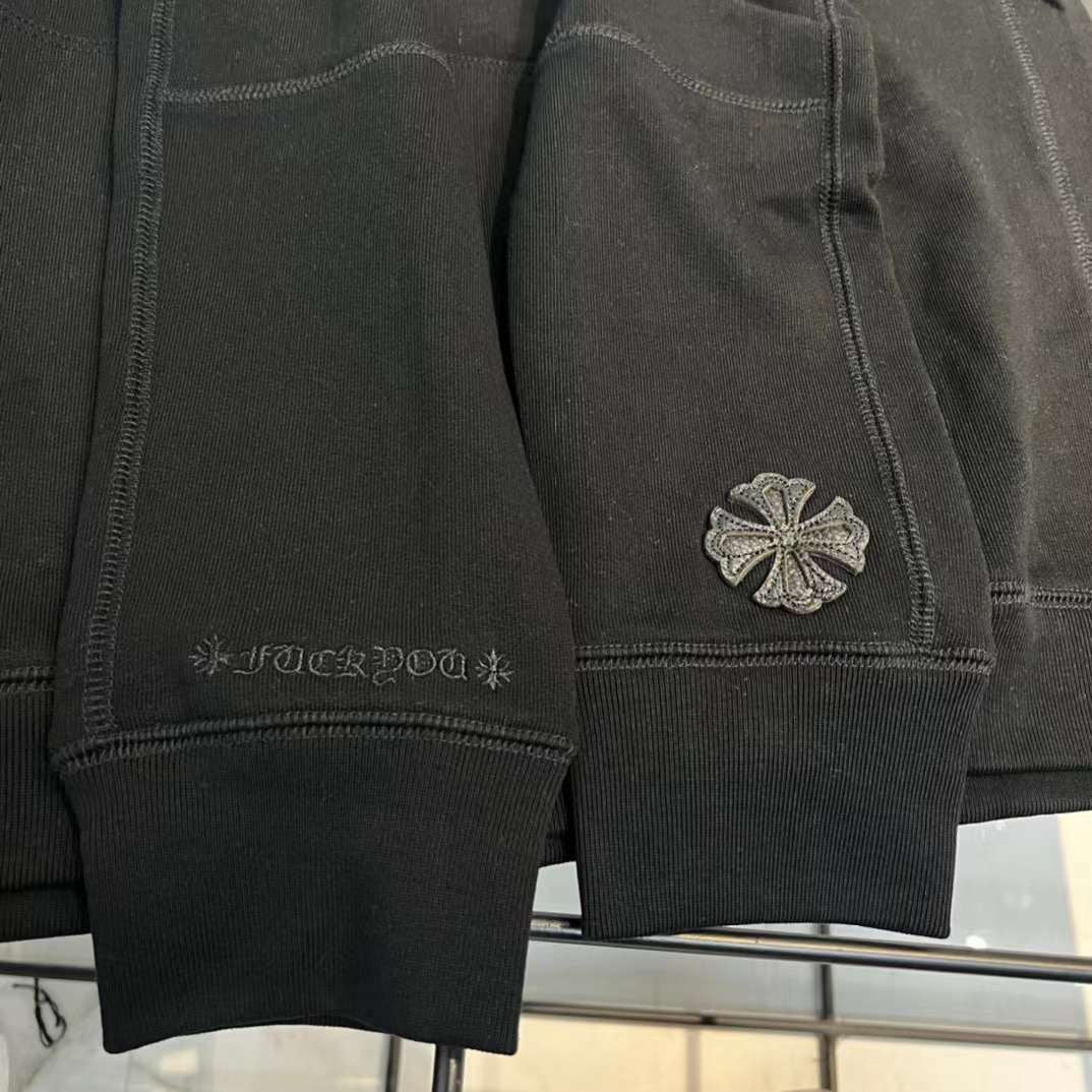 Chrome hearts  Black Hoodie