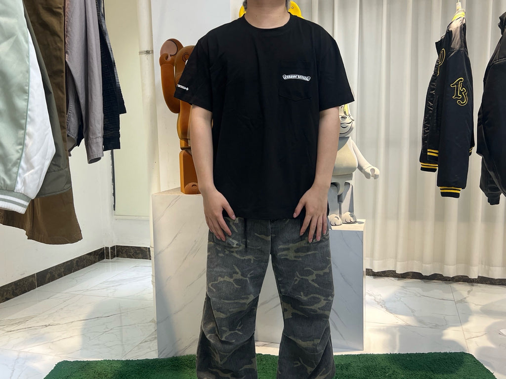 Chrome Hearts 2010s Snowflake Crosses Pocket Tee