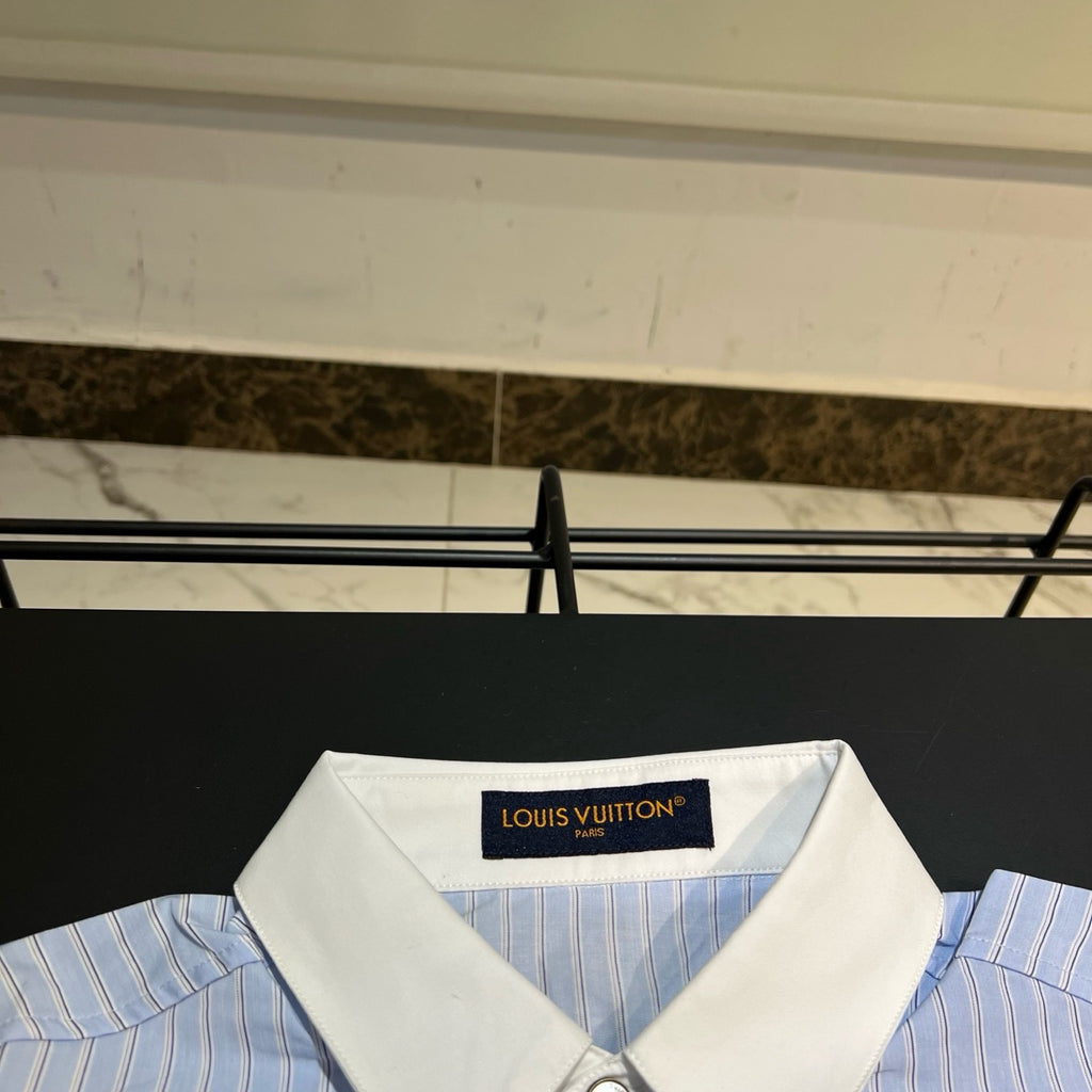 Striped Short-Sleeved Shirt
