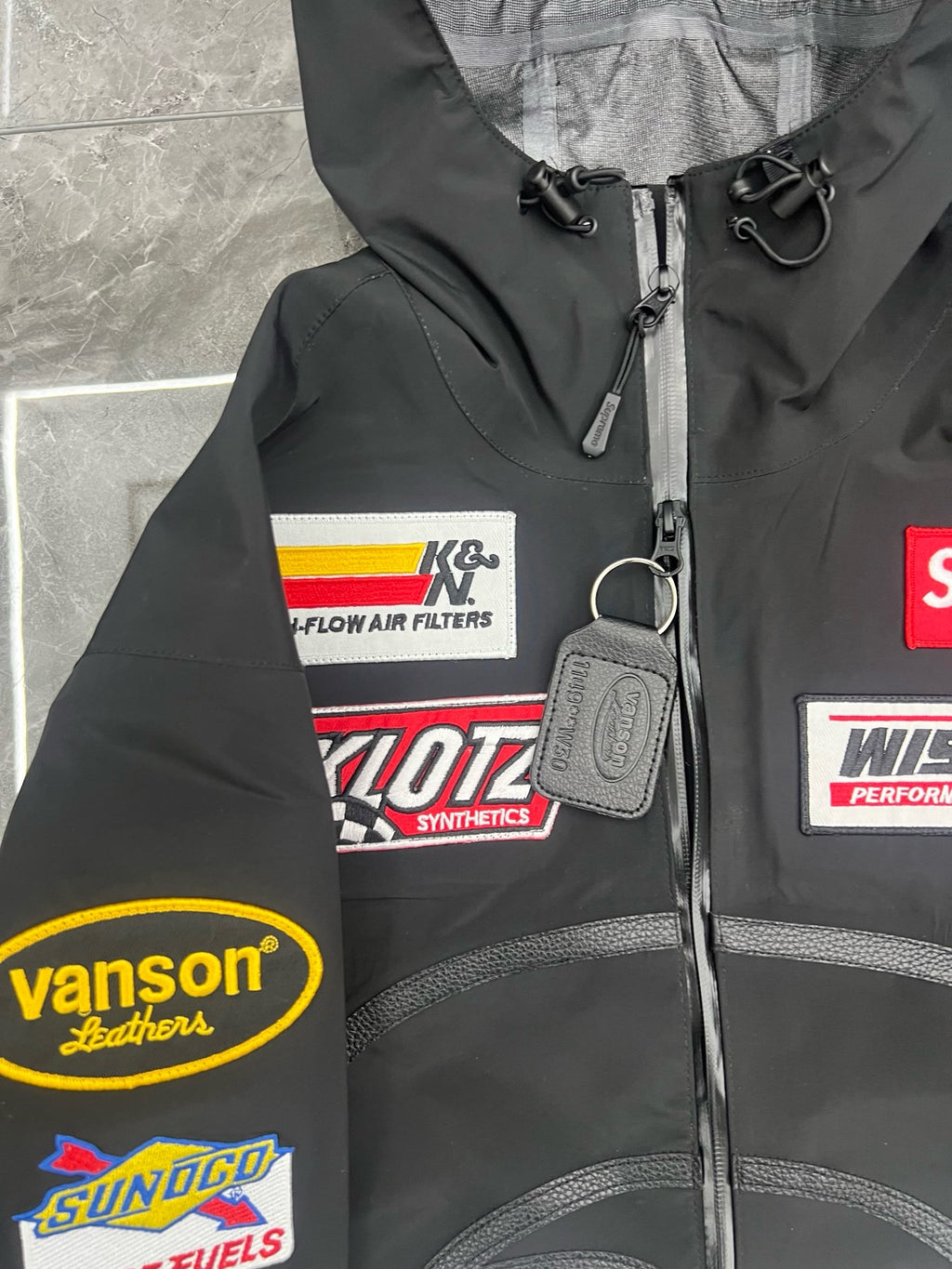 Veste Supreme Vanson en cuir GORE-TEX