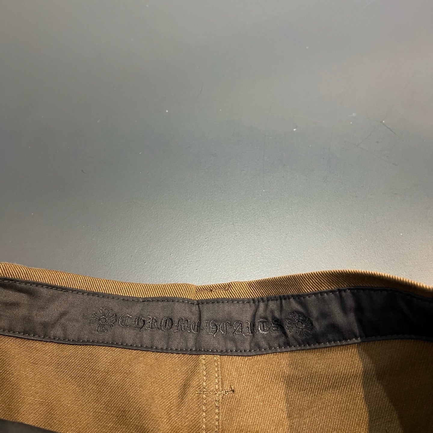 Chrome Hearts double knee short