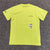 T-shirt manche courte Jaune motif Chrome H