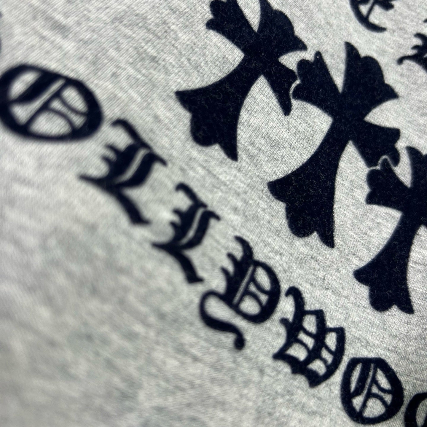 Chrome Hearts Triple Cross Tank Top Tee in Gray
