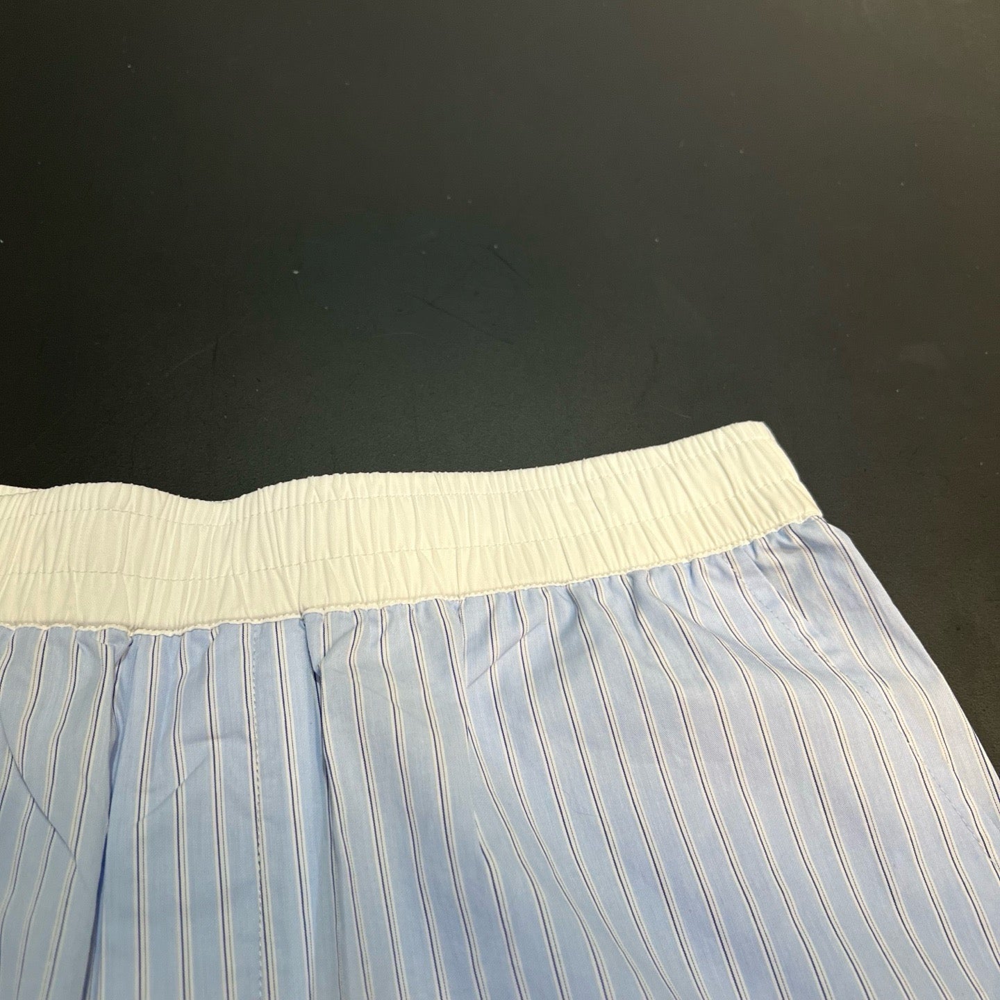 striped shorts
