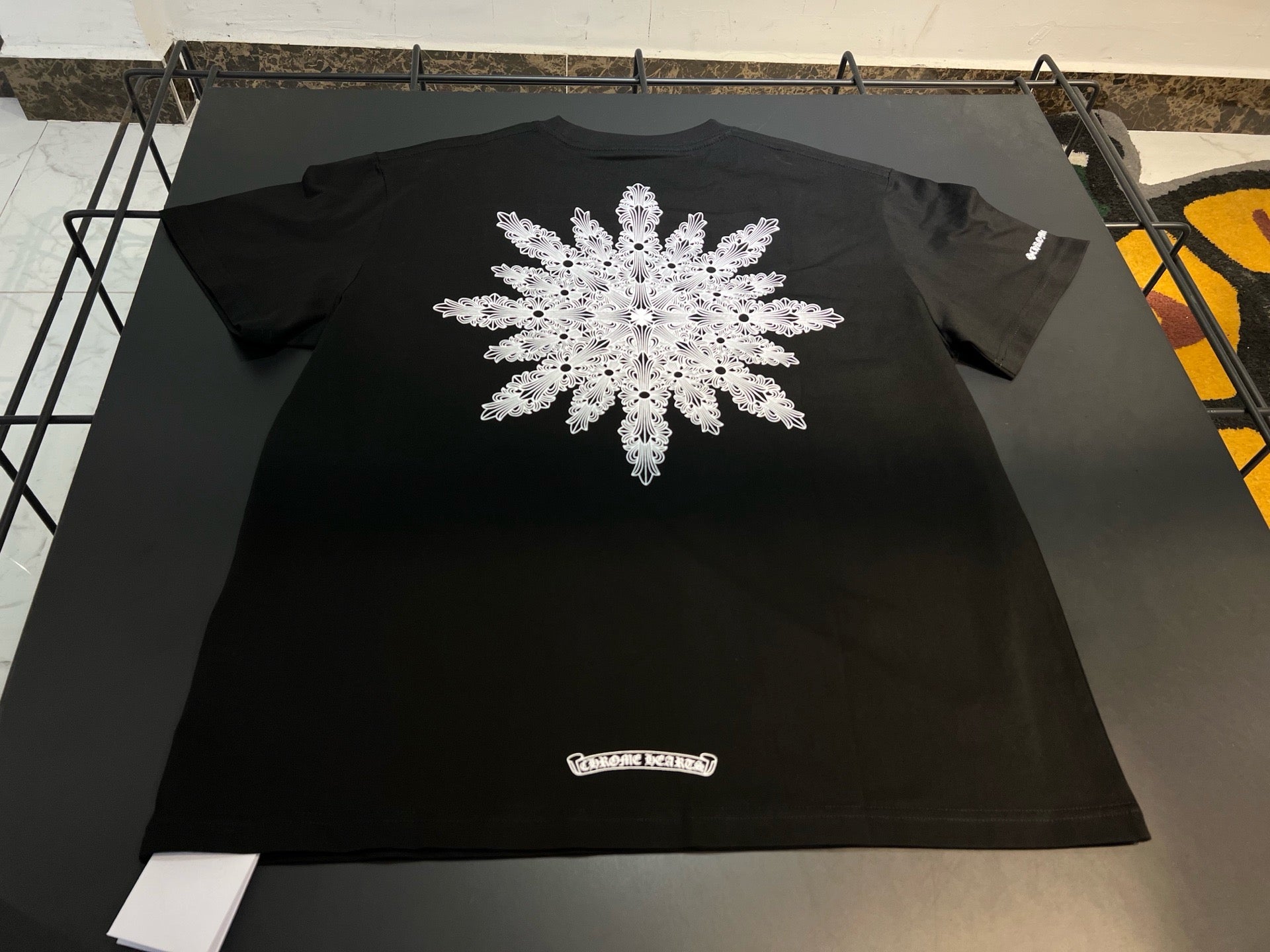 Chrome Hearts 2010s Snowflake Crosses Pocket Tee