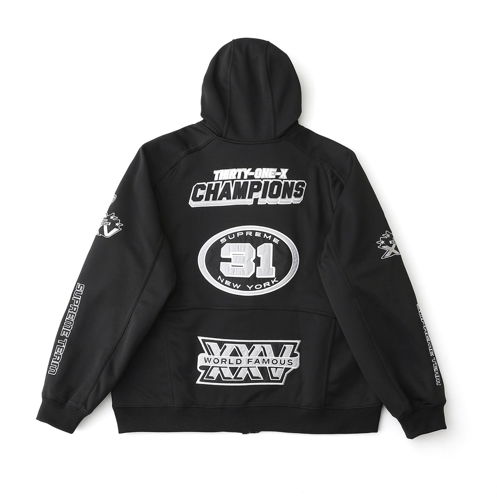 Supreme FW25 Week 16 Football Zip Up Hooded Sweatshirt