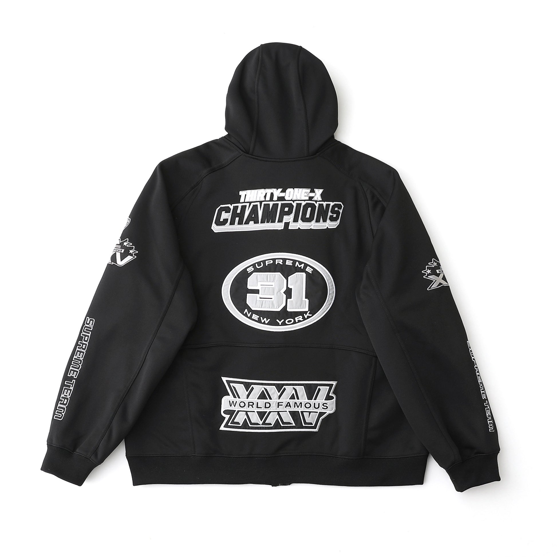 Supreme FW25 Week 16 Football Zip Up Hooded Sweatshirt
