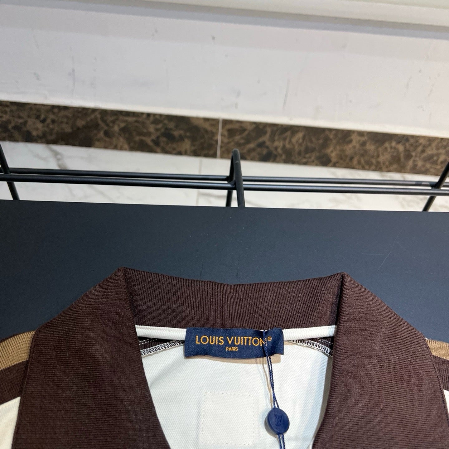 Chemise sportswear à manches courtes bicolore