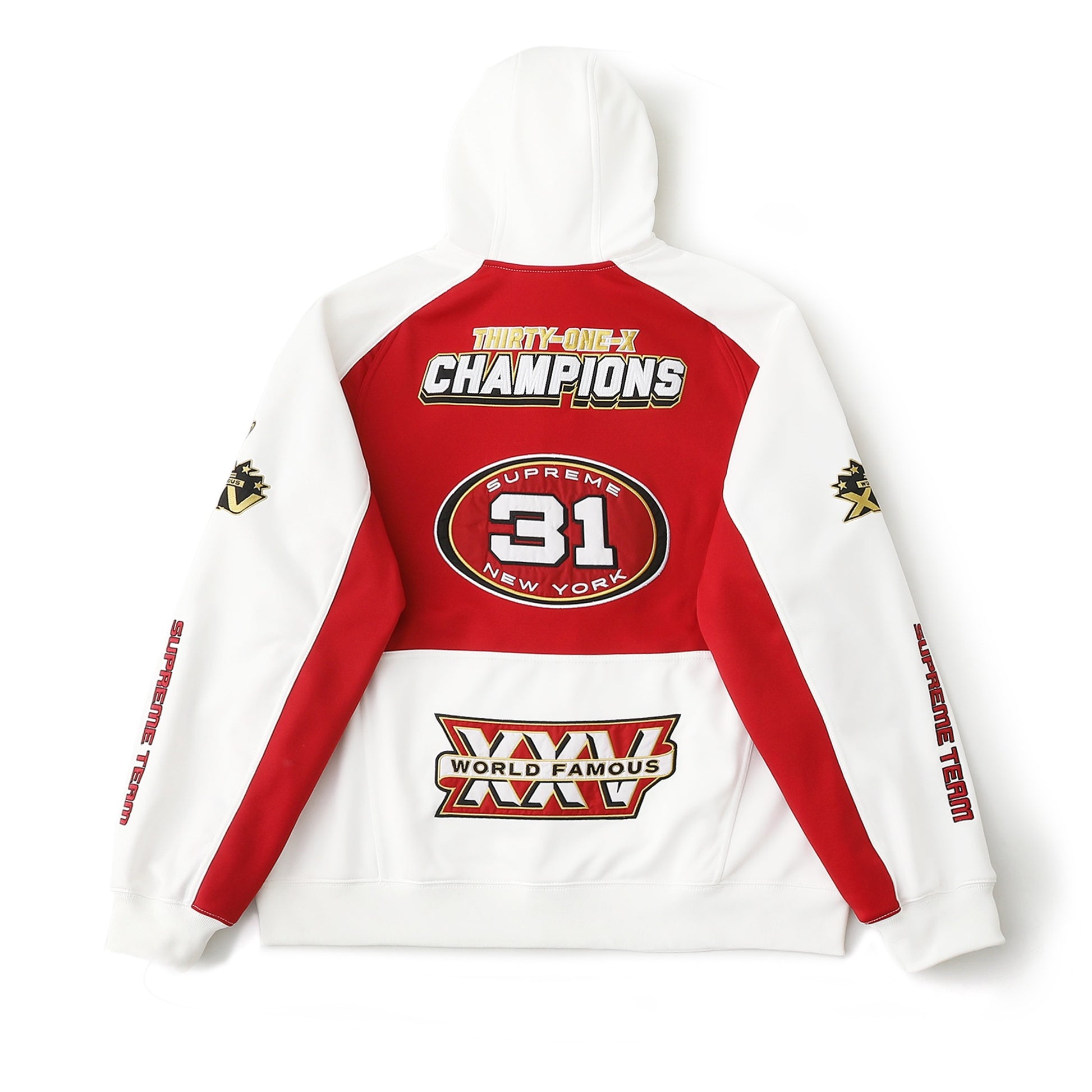 Supreme FW25 Week 16 Football Zip Up Hooded Sweatshirt