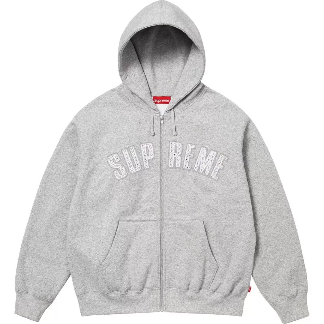 Rhinestone hoodie. SUPREME x B.B. SIMON