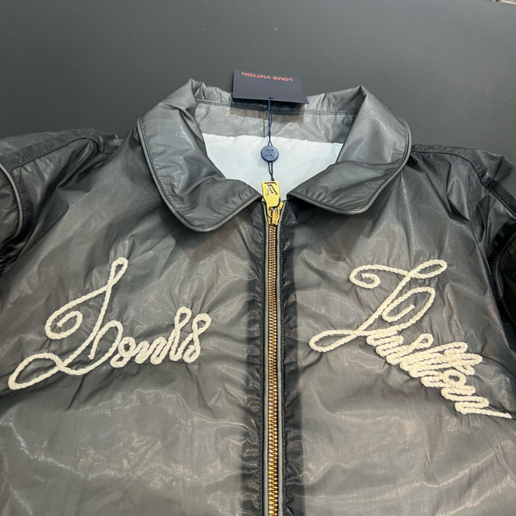 Blouson brodé en nylon