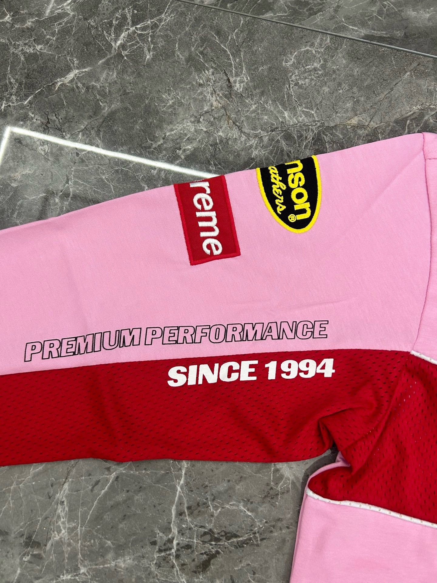 Supreme x Vanson Leathers Long-Sleeve Top Pink